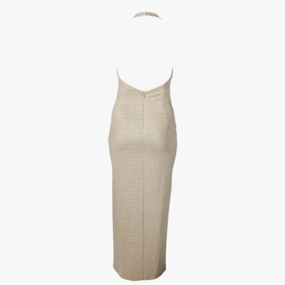 Ralph Lauren Elegant Gold Maxi Dress - Picture 2 of 5